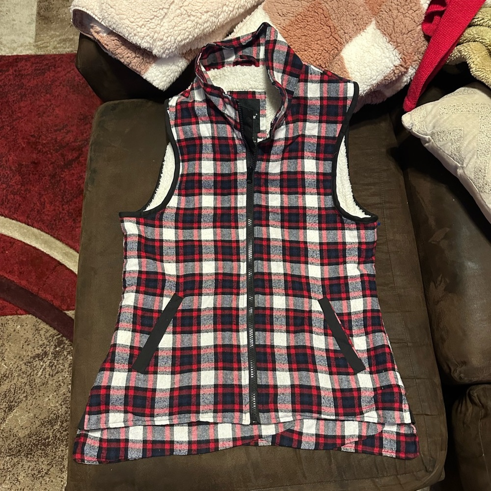 Checkered Vest Size Medium